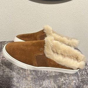 Ralph Lauren Jinny faux fur Mules NIB SIZE 6.5